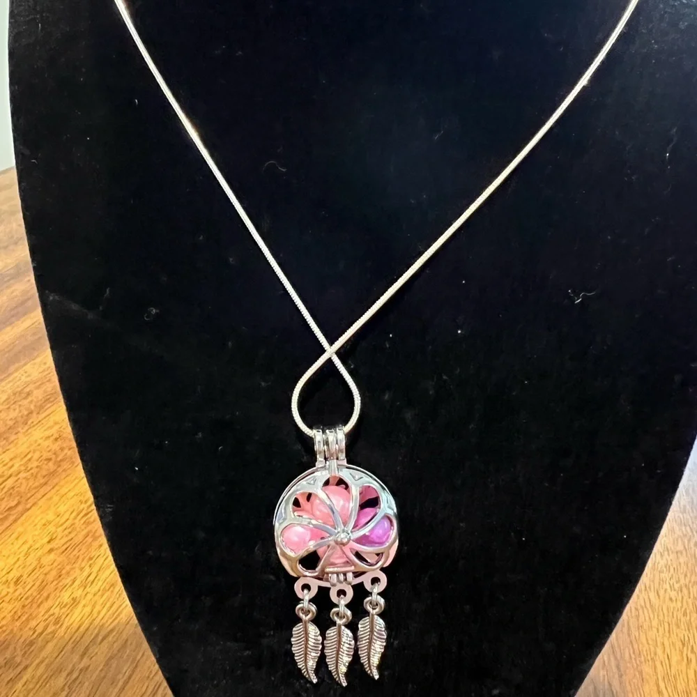 Sterling Silver Pearl Necklace